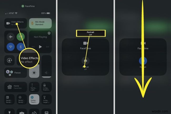 iOS 15에서 FaceTime 통화에서 배경을 흐리게 하는 방법 
