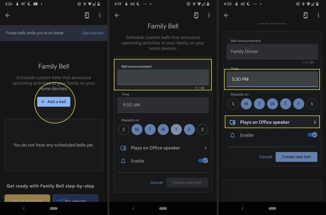 Android에서 Google Family Bell을 설정하는 방법