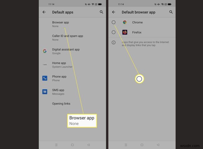 Android에서 Chrome을 기본 브라우저로 설정하는 방법