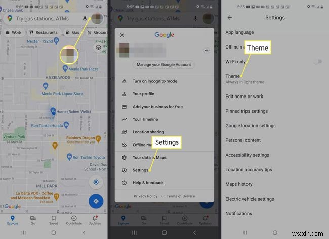 Android에서 Google 지도 다크 모드를 켜는 방법