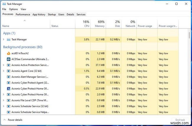 Windows 11에서 CPU 사용량을 확인하는 방법