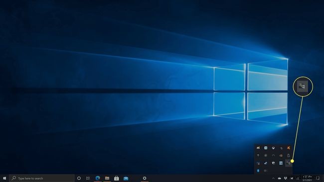 Windows 10 시스템 트레이에서 아이콘을 표시하거나 숨기는 방법