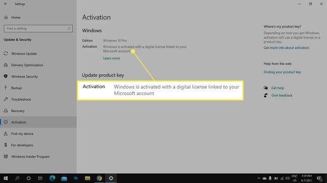 Windows 10 정품 인증 방법