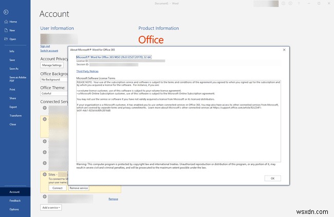 사용 중인 Microsoft Office 버전을 확인하는 간단한 단계