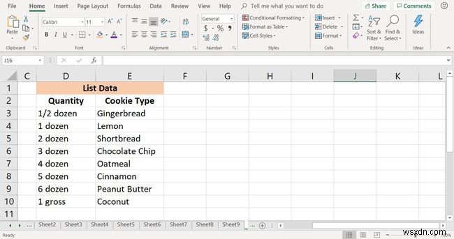 데이터를 제한하기 위해 Excel에서 드롭다운 목록을 만드는 방법