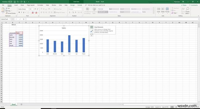 Excel에서 차트 축을 표시하거나 숨기는 방법 알아보기