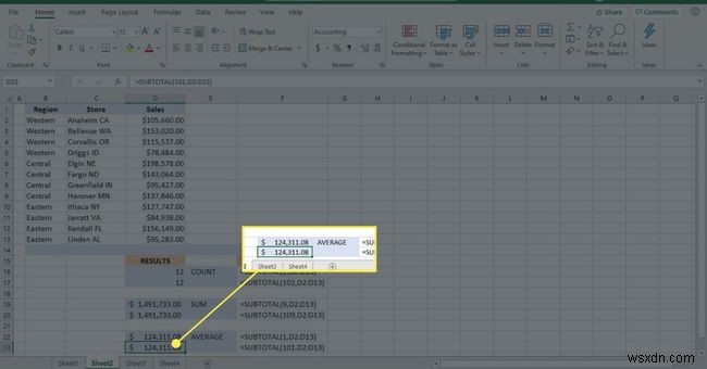 Excel 소계 기능 사용 방법
