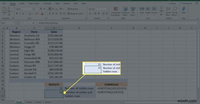 Excel 소계 기능 사용 방법