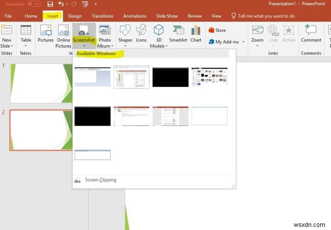 PDF 파일을 PowerPoint 프레젠테이션에 삽입하는 방법