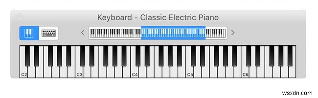 Mac 키보드를 GarageBand Piano로 바꾸십시오