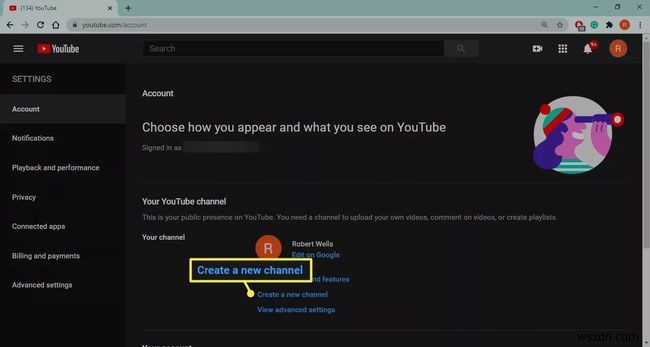 YouTube 브랜드 계정 설정 지침