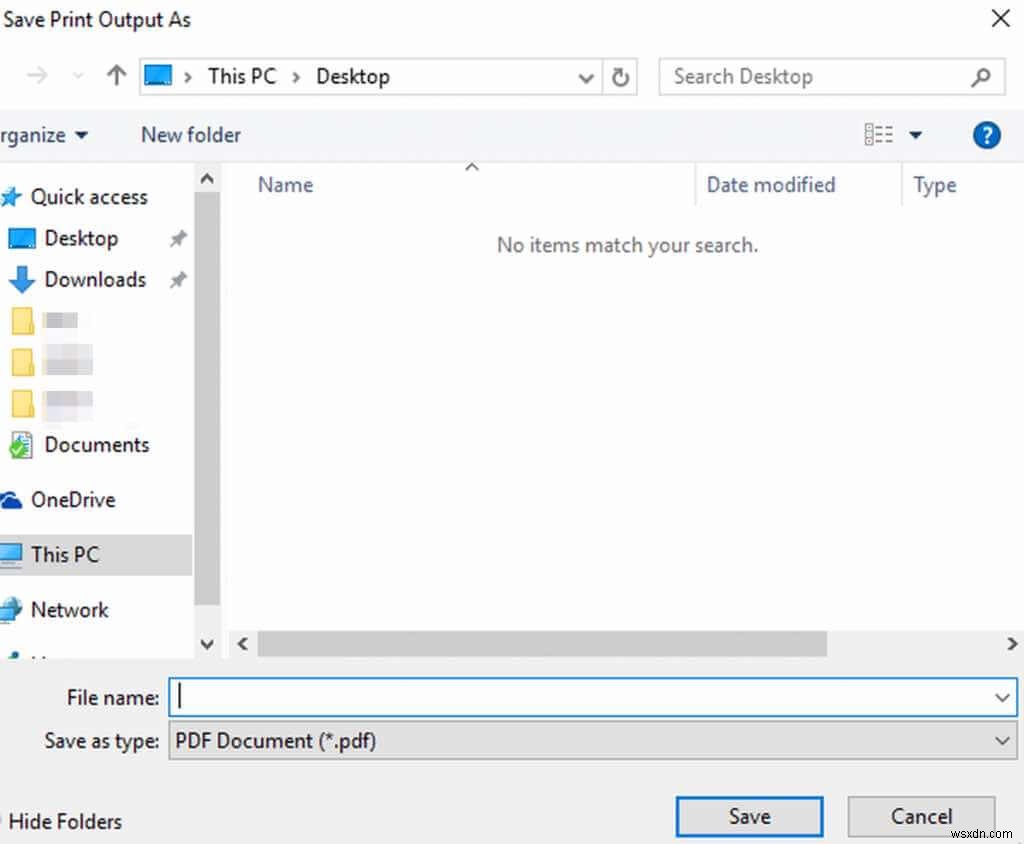 이메일을 PDF 파일로 저장하는 방법