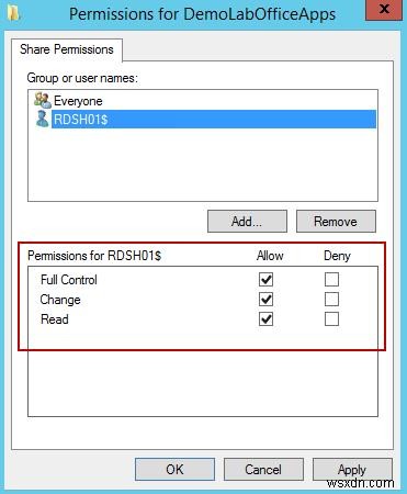Windows Server 2012 R2/2016 RDS의 사용자 프로필 디스크 