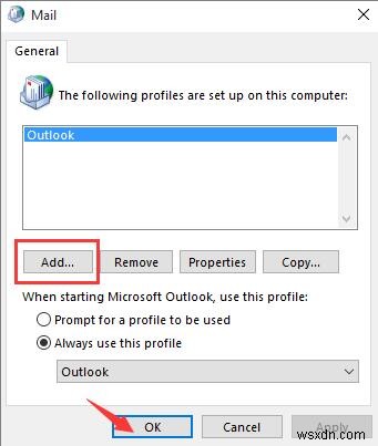 수정됨:Outlook에서 로그온할 수 없음, 네트워크에 연결되어 있는지 확인 