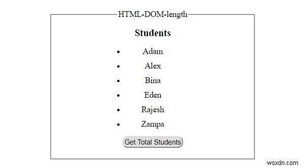 HTML DOM 길이 속성 