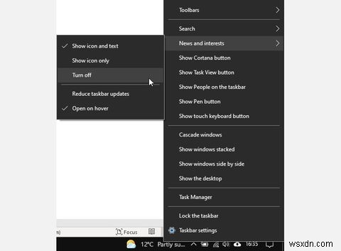 Windows 10 뉴스 및 관심 피드에 액세스하고 사용자 지정하는 방법 