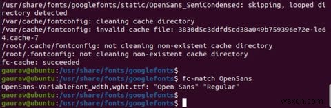 Ubuntu에서 Google 글꼴을 다운로드, 설치 및 사용하는 방법 
