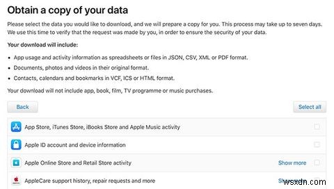 Apple은 당신에 대해 무엇을 알고 있습니까? 지금 개인 데이터 요청 