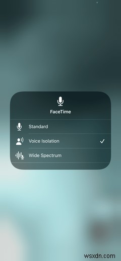 iOS 15에서 FaceTime 통화 중 배경 소음을 제거하는 방법