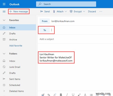 Microsoft Office 365에서 이메일 서명을 추가하는 방법 