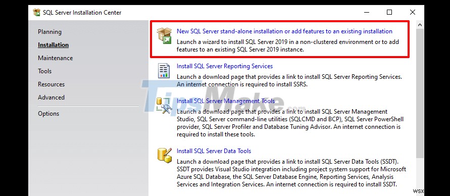 Windows 10에 Microsoft SQL Server를 설치하는 단계