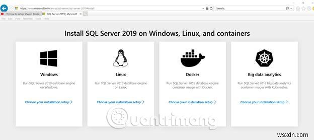 SQL Server 2019 설치 지침 