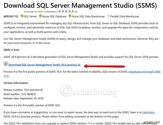 SQL Server 2019 설치 지침 