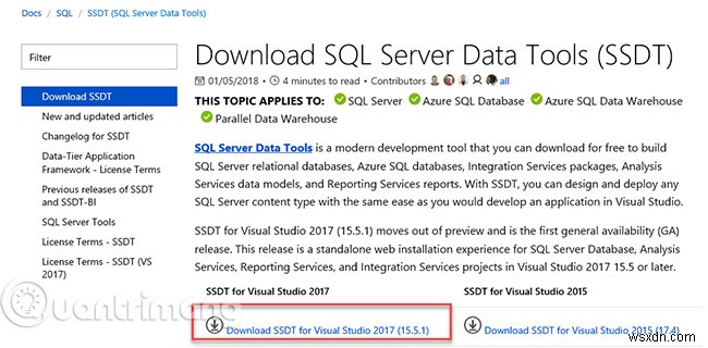 SQL Server 2017을 단계별로 설치하기 위한 지침 