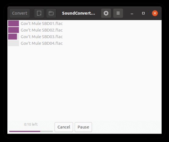 Ubuntu Linux에서 .flac 파일을 .mp3로 변환하는 방법 