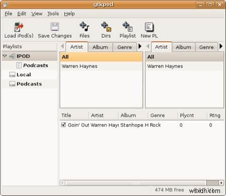 gtkpod를 사용하여 Ubuntu에서 iPod을 관리하는 방법