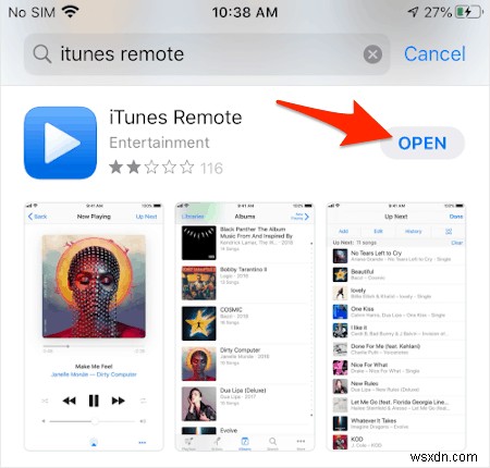 iPhone을 음악 앱의 리모컨으로 사용하는 방법