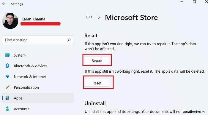 Microsoft Store 오류 0x800B010FI 수정 