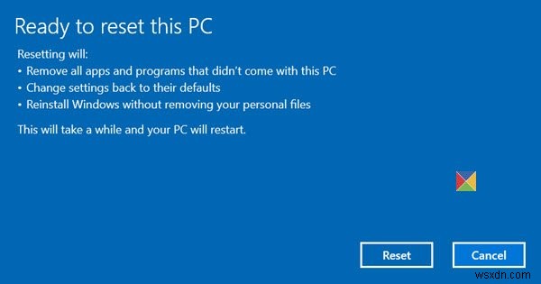 보안 옵션 준비에서 멈춘 Windows 11/10 수정 