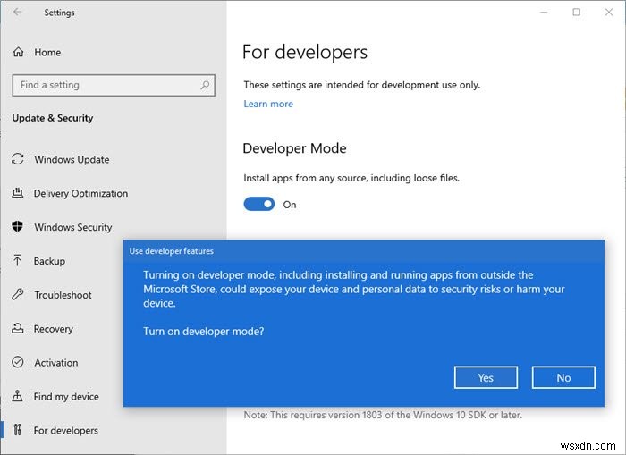 Windows 11/10에서 앱을 사이드로드하는 방법 