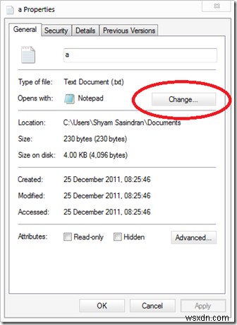Windows 11/10에서 기본 프로그램 확장을 변경할 수 없음 