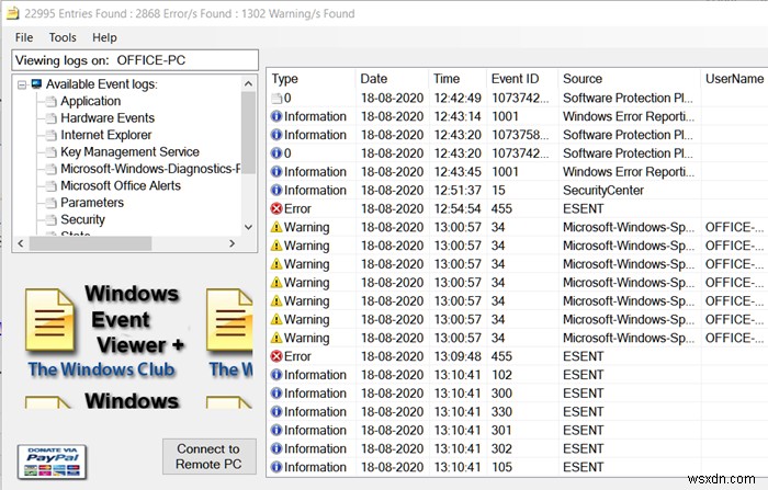 Windows 11/10에 이벤트 뷰어가 없습니다. 