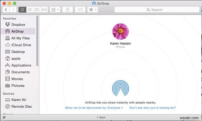 iPhone에서 Mac으로 에어드롭하는 방법 