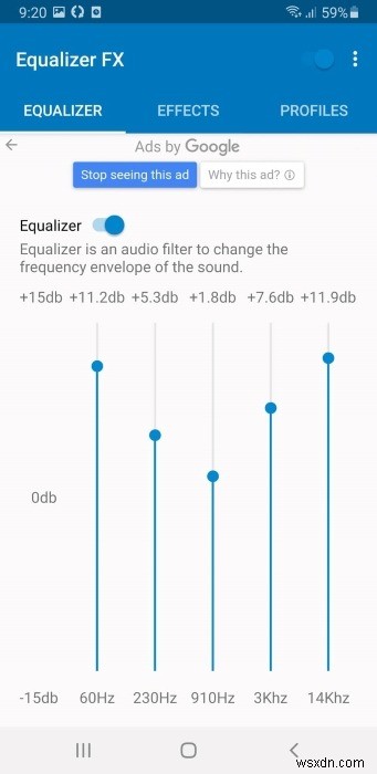 휴대전화의 더 나은 오디오를 위한 5가지 Android 이퀄라이저 앱 