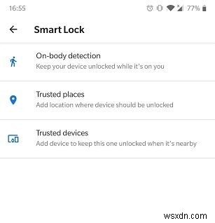 Android에서 Smart Lock을 설정하고 사용하는 방법 