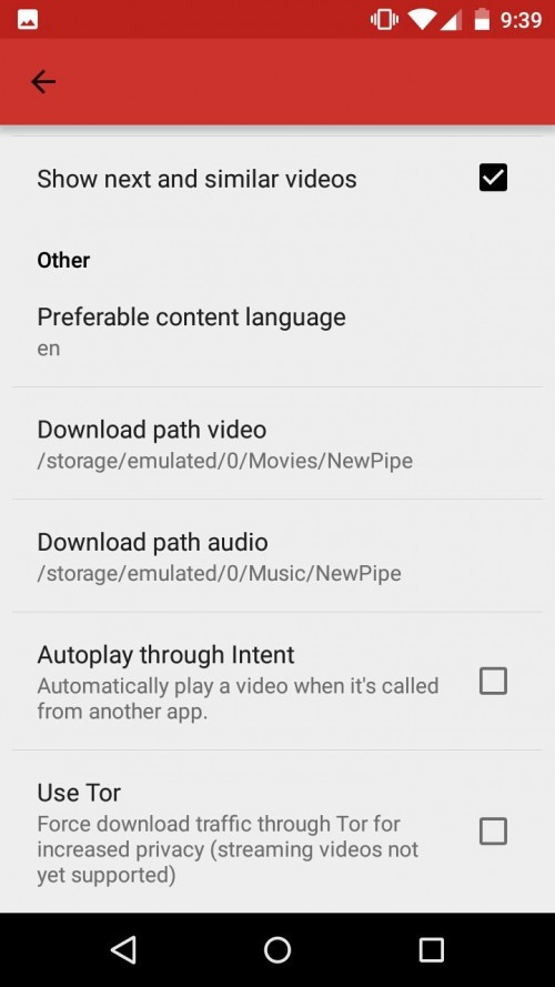 NewPipe는 Android용 YouTube의 훌륭한 오픈 소스 테이크입니다. 