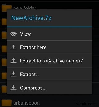 ZArchiver를 사용하여 Android에서 파일을 압축하고 추출하는 방법 