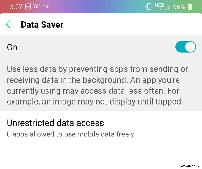 Android에서 데이터 세이버를 사용하는 방법 