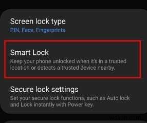 Android에서 Smart Lock의 신뢰할 수 있는 장소 기능 문제 해결 