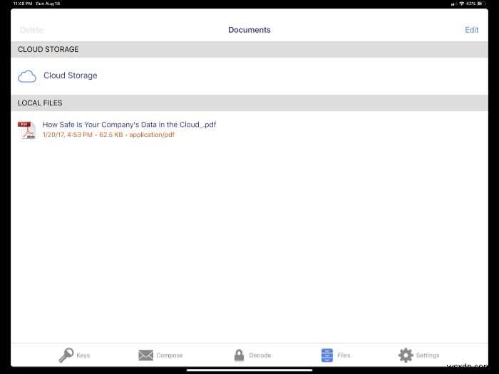 iPGMail:iOS에서 이메일을 암호화하는 가장 좋은 방법 