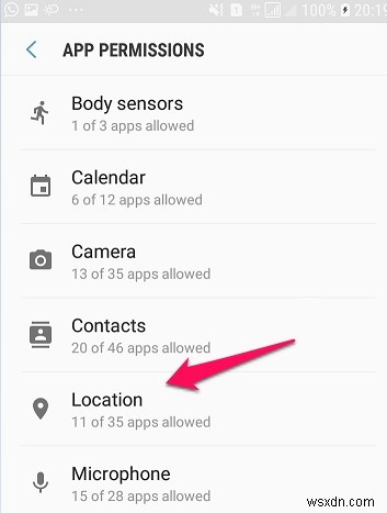 Android에서 내 위치에 액세스할 수 있는 앱을 찾는 방법 