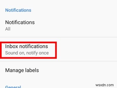 Android용 Gmail 알림을 사용자 지정하는 방법 