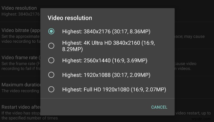 Android에서 시네마틱 비디오를 촬영하는 방법 