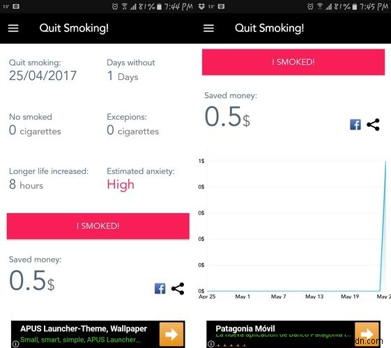 금연에 도움이 되는 5가지 무료 Android 앱 