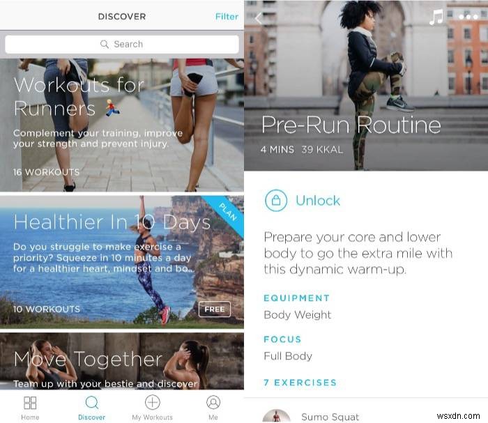 Zova – iOS용 개인 트레이너와 함께 운동을 시작하고 더 건강해지세요 