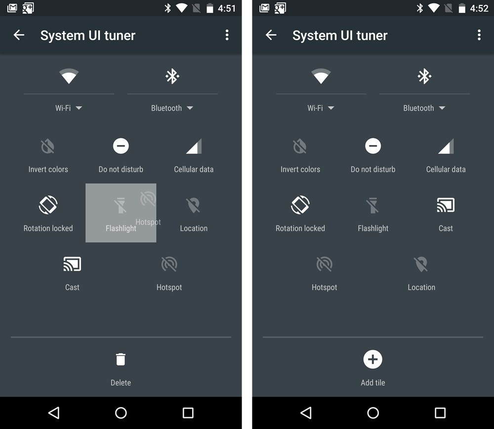 Android 6.0 Marshmallow에서 시스템 UI 튜너를 추가하는 방법 